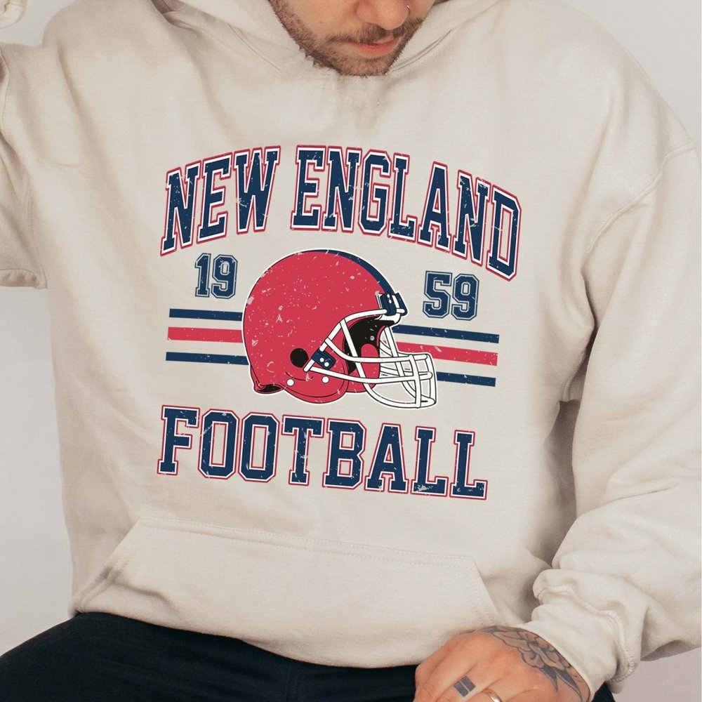 New England Football Graphic Hoodie