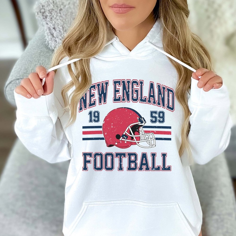 New England Football Graphic Hoodie