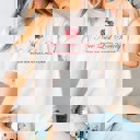 XL Ivory Nice List Society Comfort Color Graphic Tee