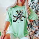 Large Mint Nine Lives Cat Bella Graphic Tee