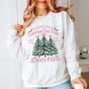  North Pole Christmas Tree Farm Graphic Sweatshirt