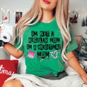 XL Heather Kelly Not Regular Mom Christmas Mom Bella Graphic Tee