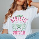 2X White Not That Athletic Club Comfort Color Tee