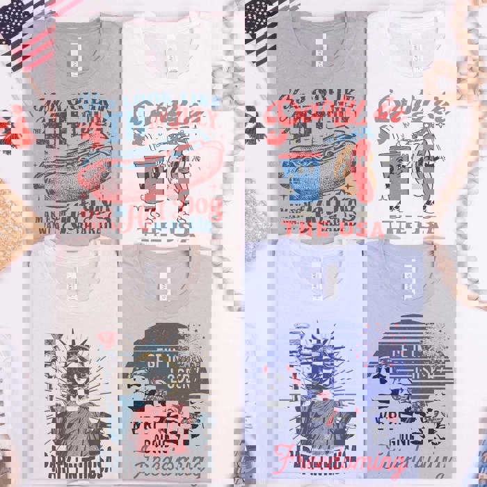 Party in the USA | Funny Hotdog | Fourth of July Bella Tees