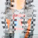 Small Ash Party in the USA Hotdog Bella Graphic Tee