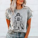  Personalized Football Player Bella Graphic Tee