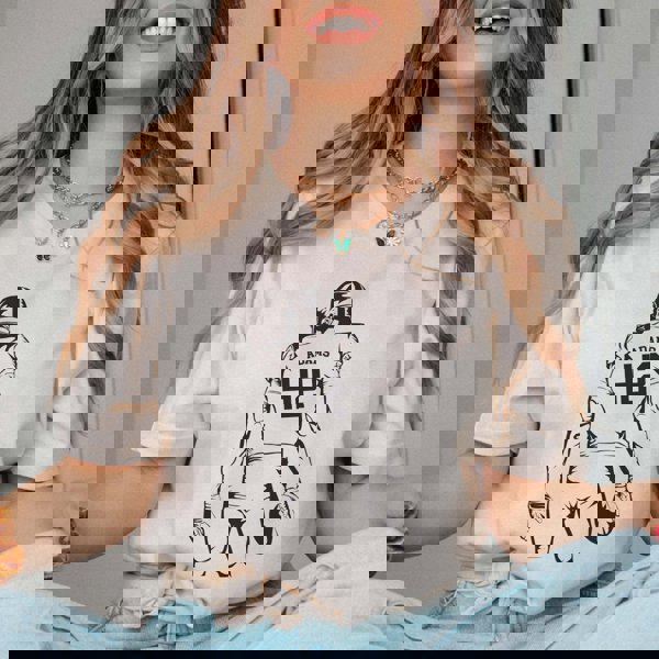 Personalized Football Player Bella Graphic Tee | Jane.com