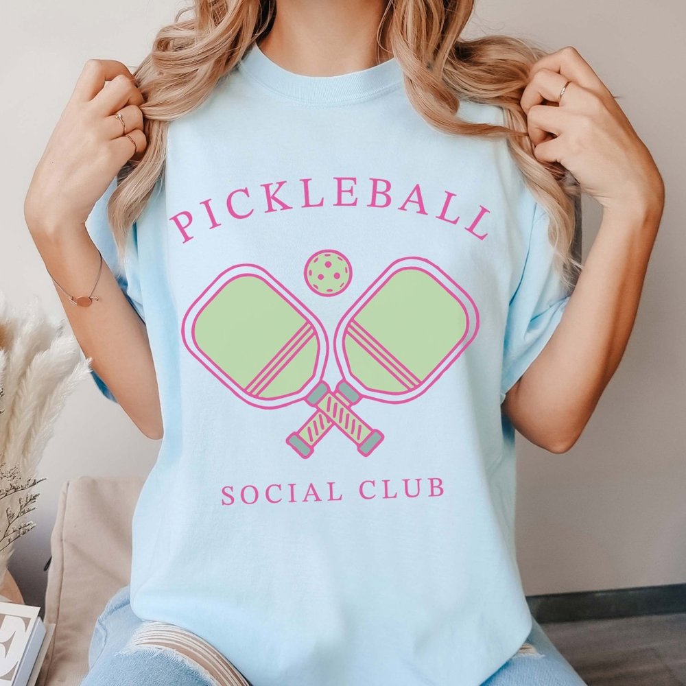 Pickleball Social Club Comfort Color Tee