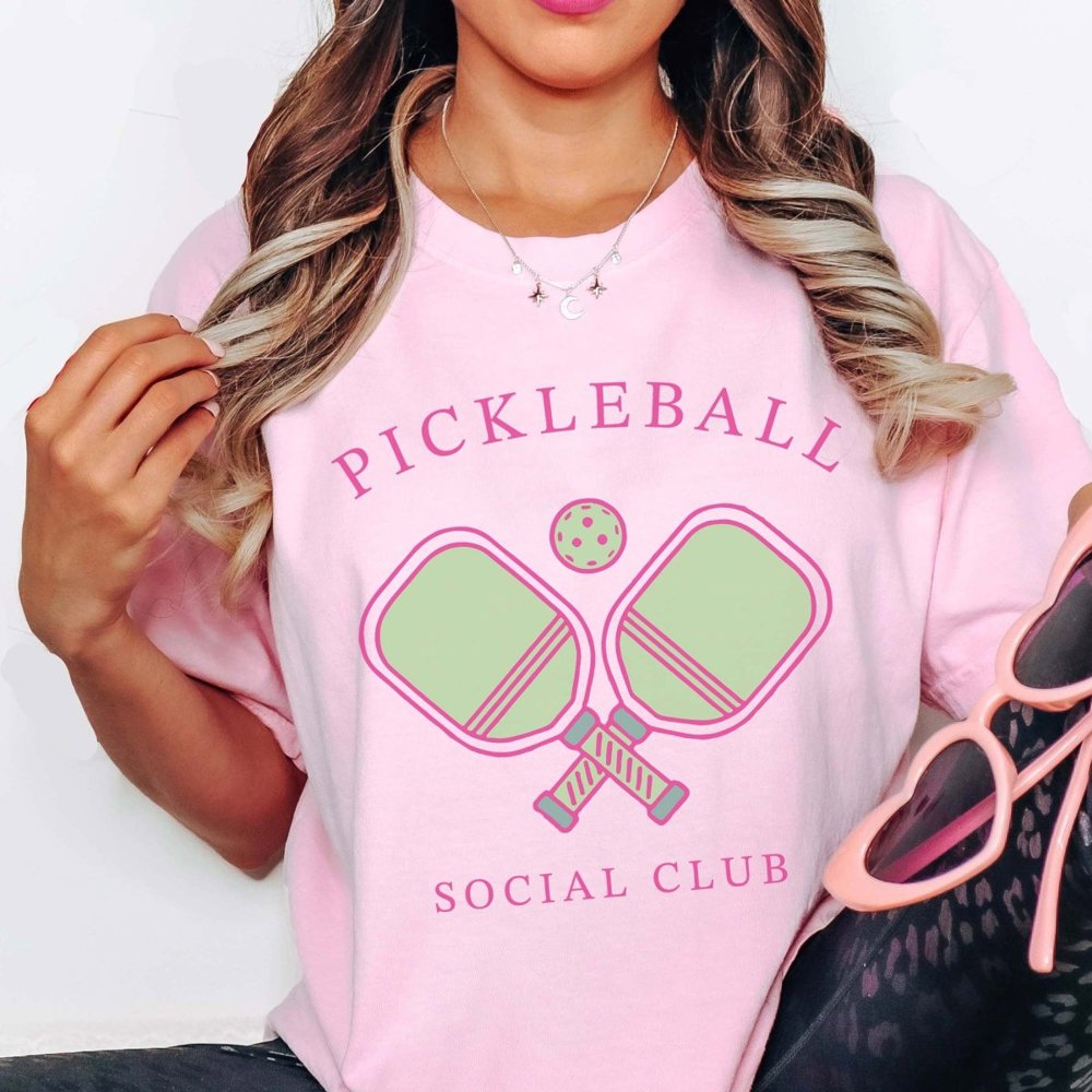 Pickleball Social Club Comfort Color Tee