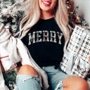  Plaid Merry Bella Graphic Tee