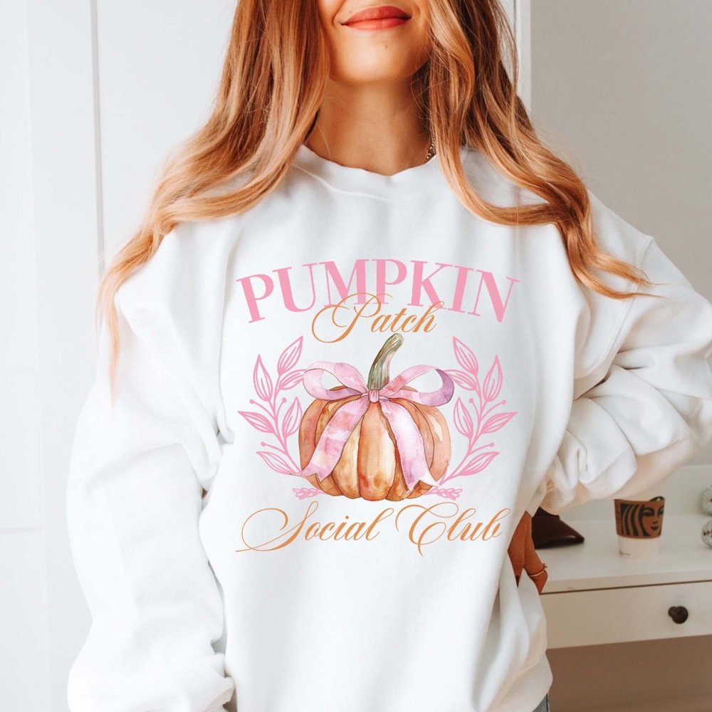 Pumpkin Patch Social Club Graphic Sweatshirt