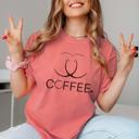 2X Terracotta Pumpkin Spice Coffee Comfort Colors Tees | Fall Graphic T-Shirts