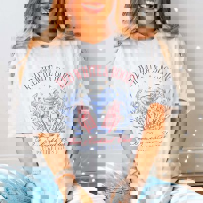 Red White & Boozy Cocktail Club Comfort Color Tee