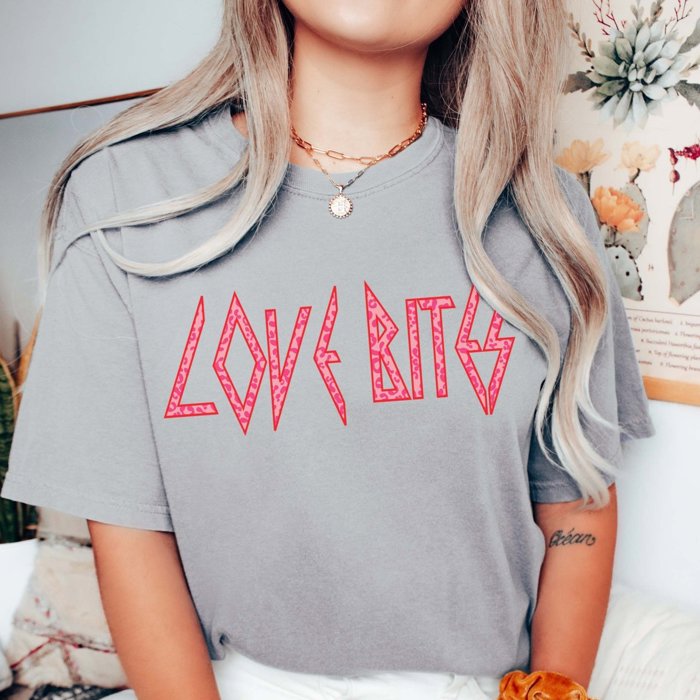 Rockin' Love Bites Comfort Color Graphic Tee