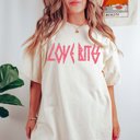 Large Ivory Rockin' Love Bites Comfort Color Graphic Tee