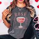 Large Pepper Rose' All Day Cocktail Club Comfort Color Tee