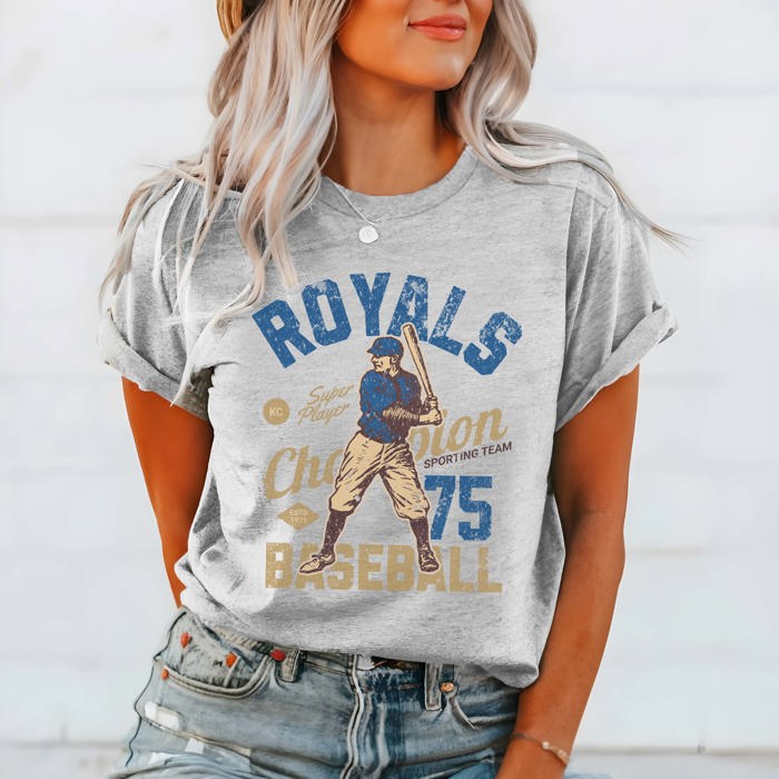 Royals Vintage Baseball Team Tee