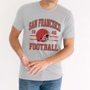 2X Solid Athletic San Francisco Football Bella Graphic Tee