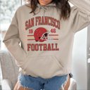 2X Sand San Francisco Football Graphic Hoodie