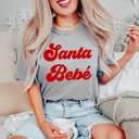 Large Grey Santa Bebe Comfort Colors Tee