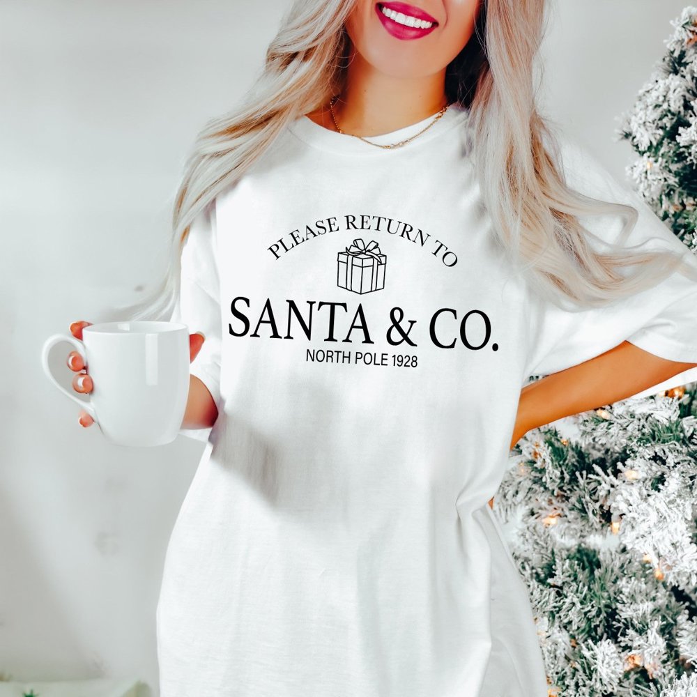 Santa & Co North Pole Comfort Colors Tee