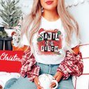  Santa Is So Fetch Christmas Bella Graphic Tee