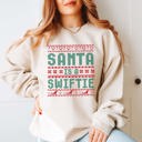  Santa Is A Swiftie Ugly Sweater Graphic Sweatshirt