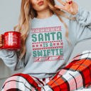  Santa Is A Swiftie Ugly Sweater Graphic Sweatshirt