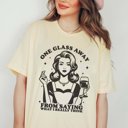 Medium Heather French Vanilla Saying What I Really Think Graphic Tee