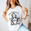 Large White Saying What I Really Think Graphic Tee