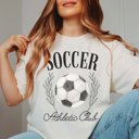 2X Ivory Soccer Athletic Club Comfort Color Tee