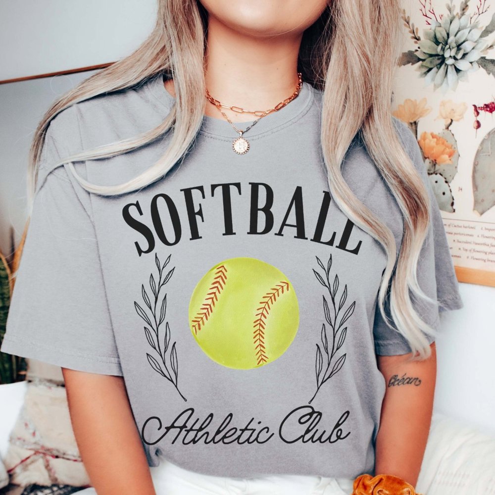 Softball Athletic Club Comfort Color Tee