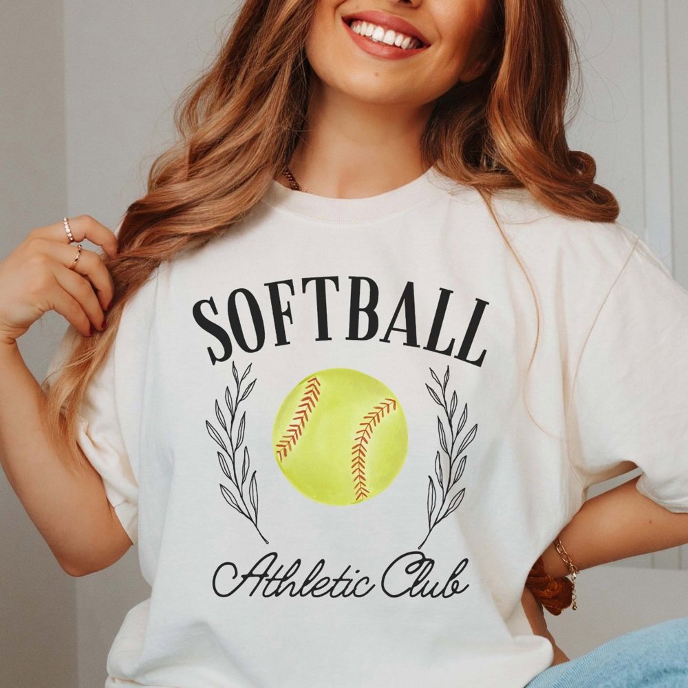 Softball Athletic Club Comfort Color Tee