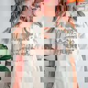 Small Ivory Something In The Orange Colorful Comfort Color Tee