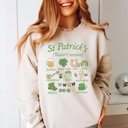 Large Sand St. Patrick's Icons Sweatshirt