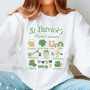 2X White St. Patrick's Icons Sweatshirt