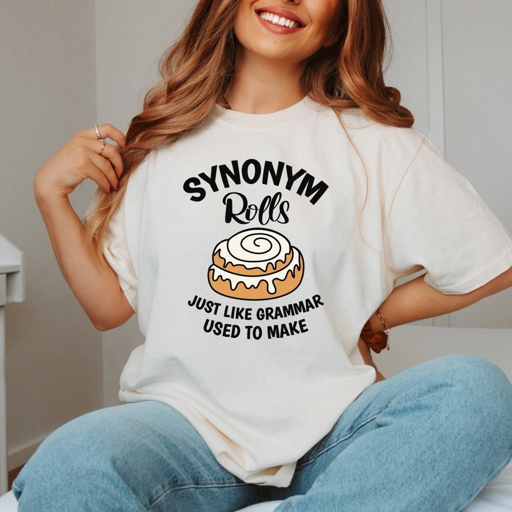 Synonym Roll Like Grammar Comfort Color Graphic Tee