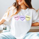  Tacos Chips Queso Candy Hearts Bella Graphic Tee