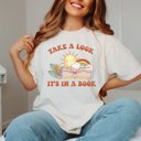 2X Natural Take a Look It's in a Book Bella Graphic Tee