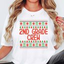  Teacher Ugly Sweater Christmas  Bella Graphic Tee