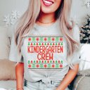 2X Athletic Grey Teacher Ugly Sweater Christmas  Bella Graphic Tee