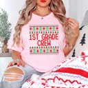 2X PInk Teacher Ugly Sweater Christmas  Bella Graphic Tee