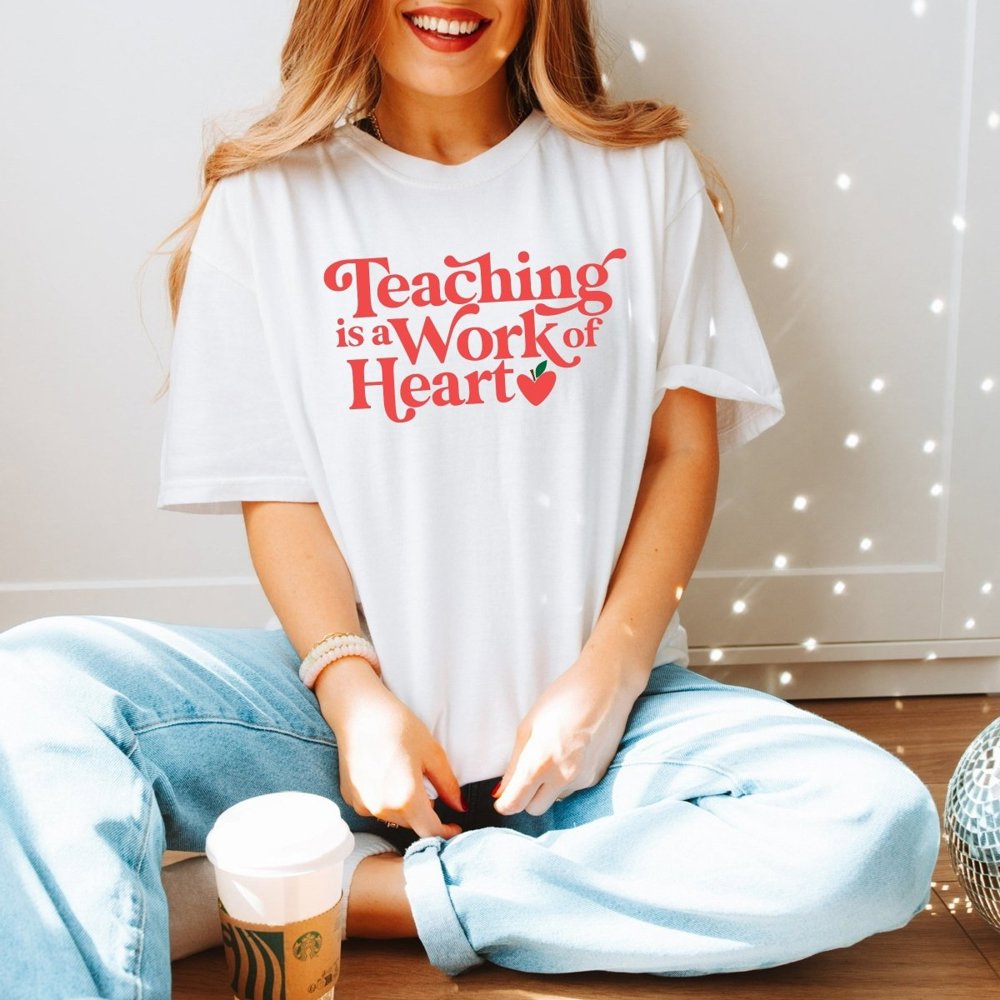 Teaching is a Work of Heart Bella Graphic Tee