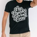 2X Black Thanksgiving Crew Bella Graphic Tee