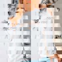 2X White The Favorite Graphic Crew Neck Sweatshirt