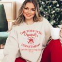  The Tortured Peppermint Department Graphic Sweatshirt