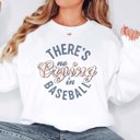  There's No Crying In Baseball Stitching Sweatshirt