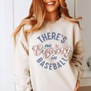 2X Sand There's No Crying In Baseball Stitching Sweatshirt