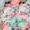 Small Athletic Grey Tis The Season To Be Jolly Colorful Bella Graphic Tee
