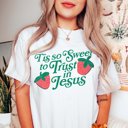 2X White Tis So Sweet To Trust In Jesus Comfort Color Tee